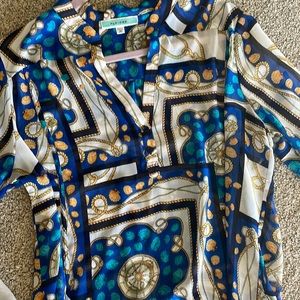 Swimsuit coverup, nautical Gucci print